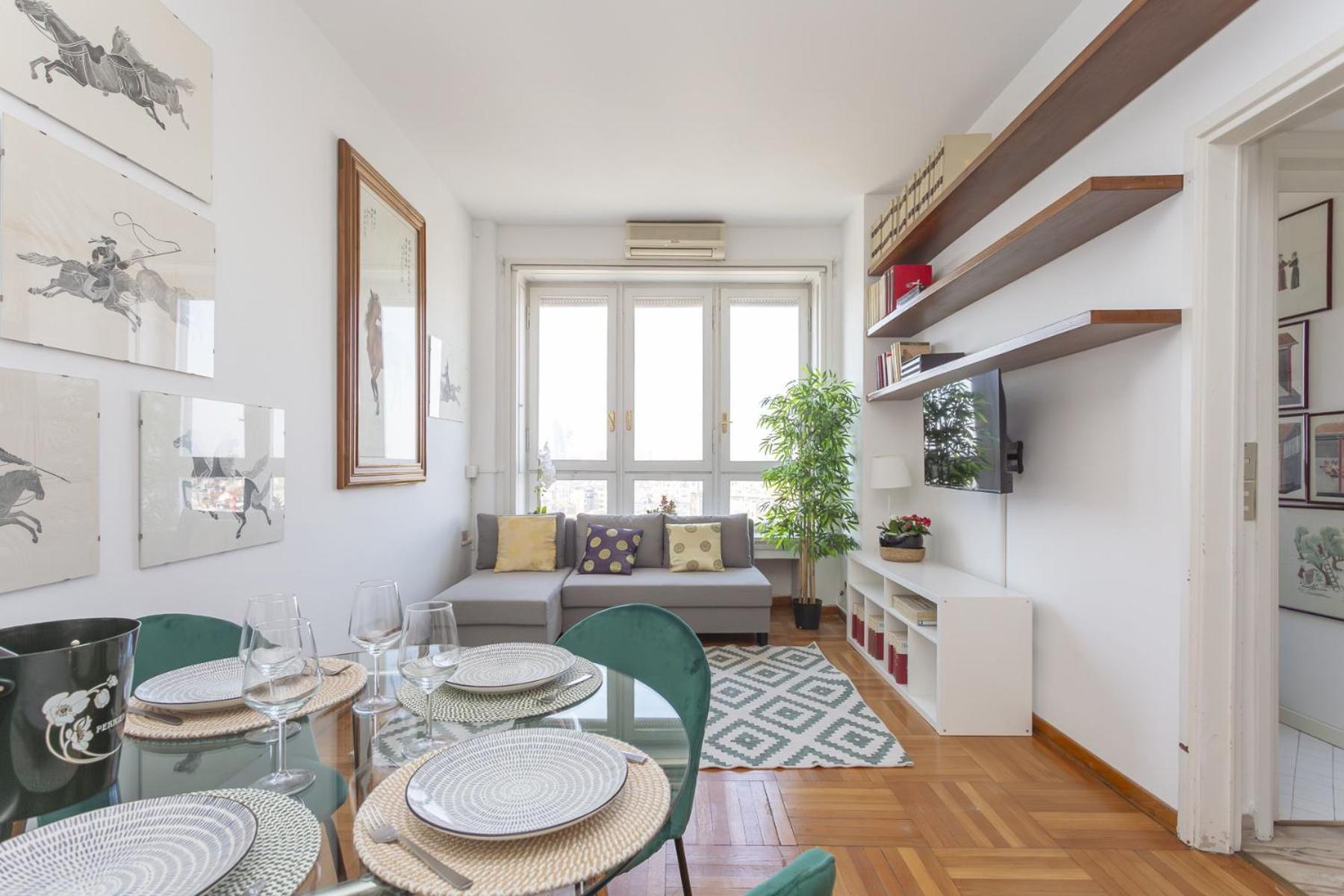 Skyline View Biancamano 1 Bdr With Balcony By Rentopolis Milán Exteriér fotografie